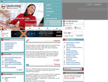 Tablet Screenshot of cybertechhelp.com